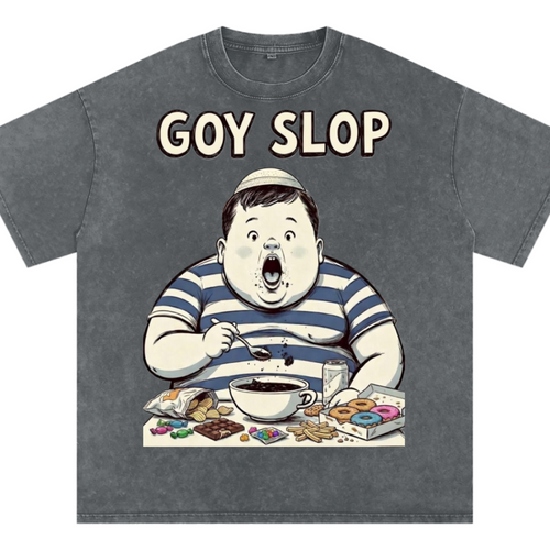 GOY SLOP Snow Washed Oversized T-Shirt