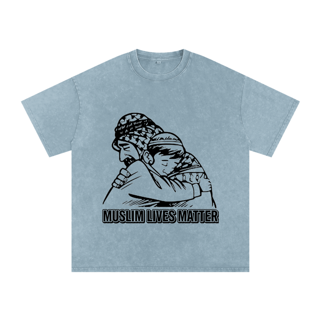 Muslim Lives Matter Snow Washed T-Shirt