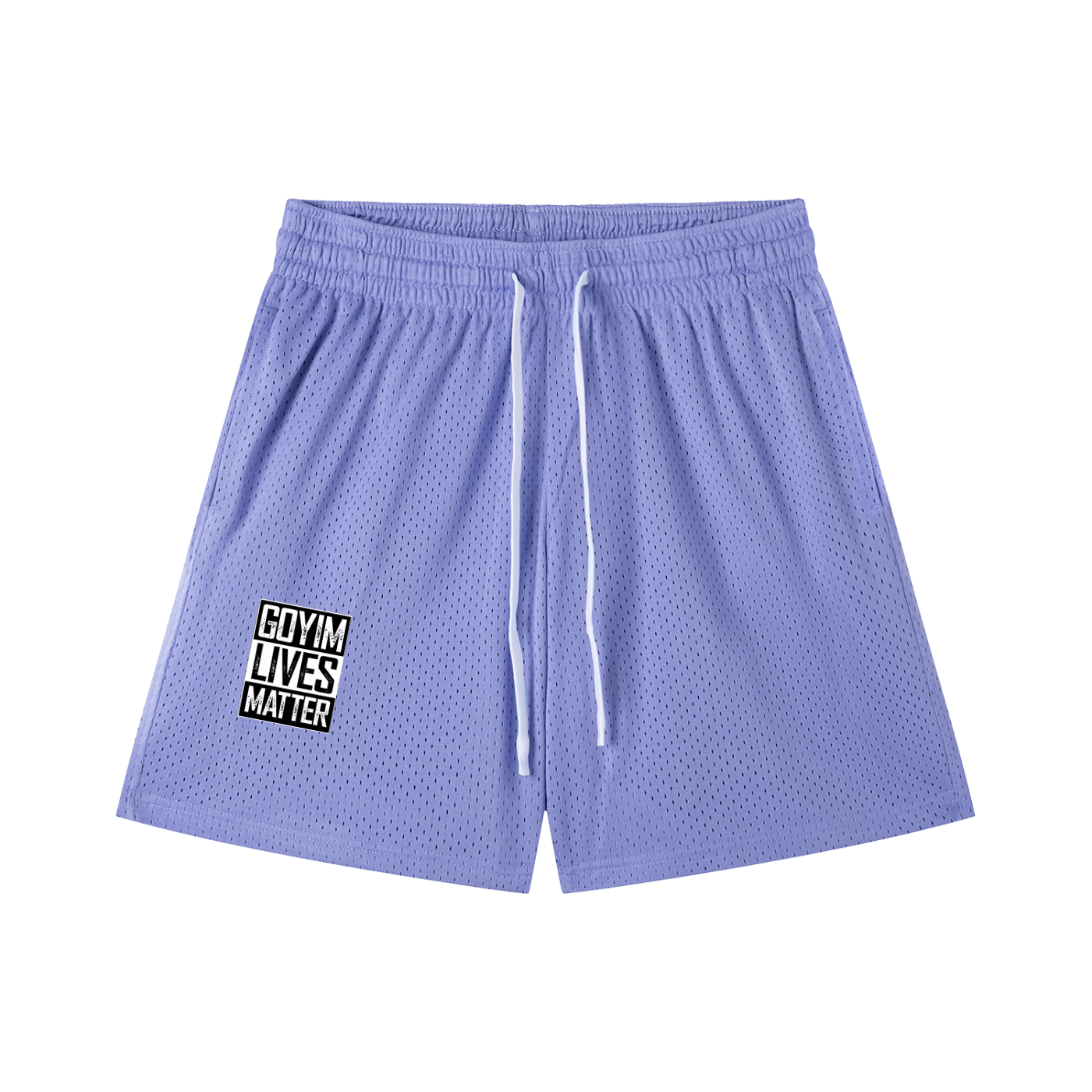 Goyim Lives Matter Mesh Drawstring Shorts