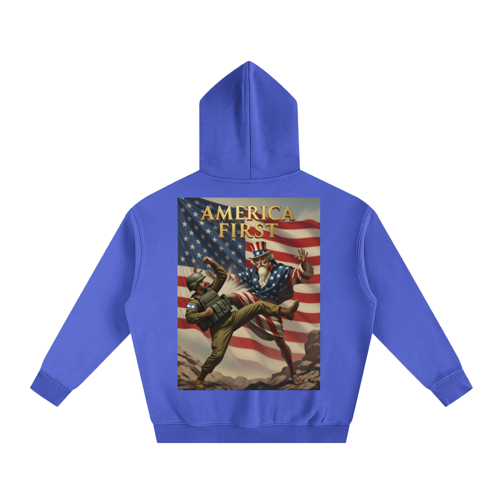Uncle Sam Oversize Fleeced Hoodie