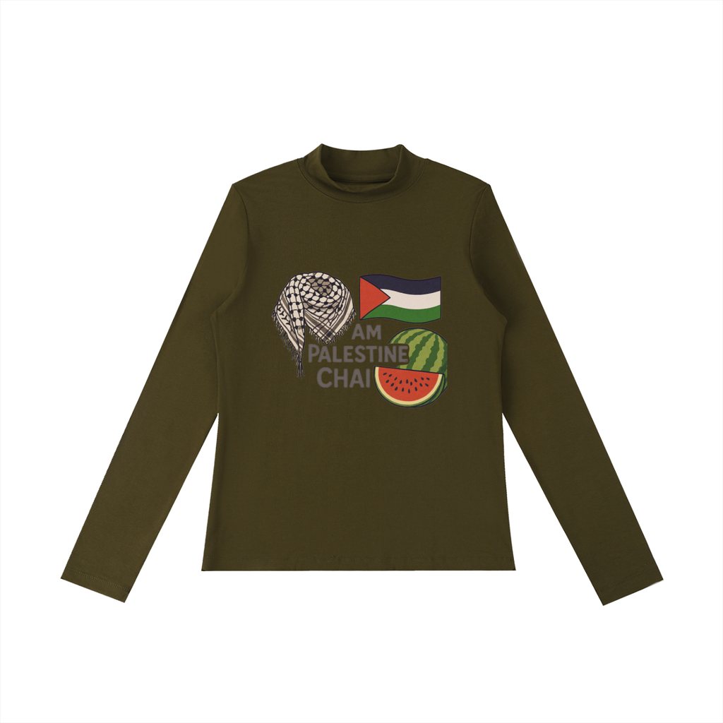Am Palestine Chai Women Long Sleeve T-Shirt