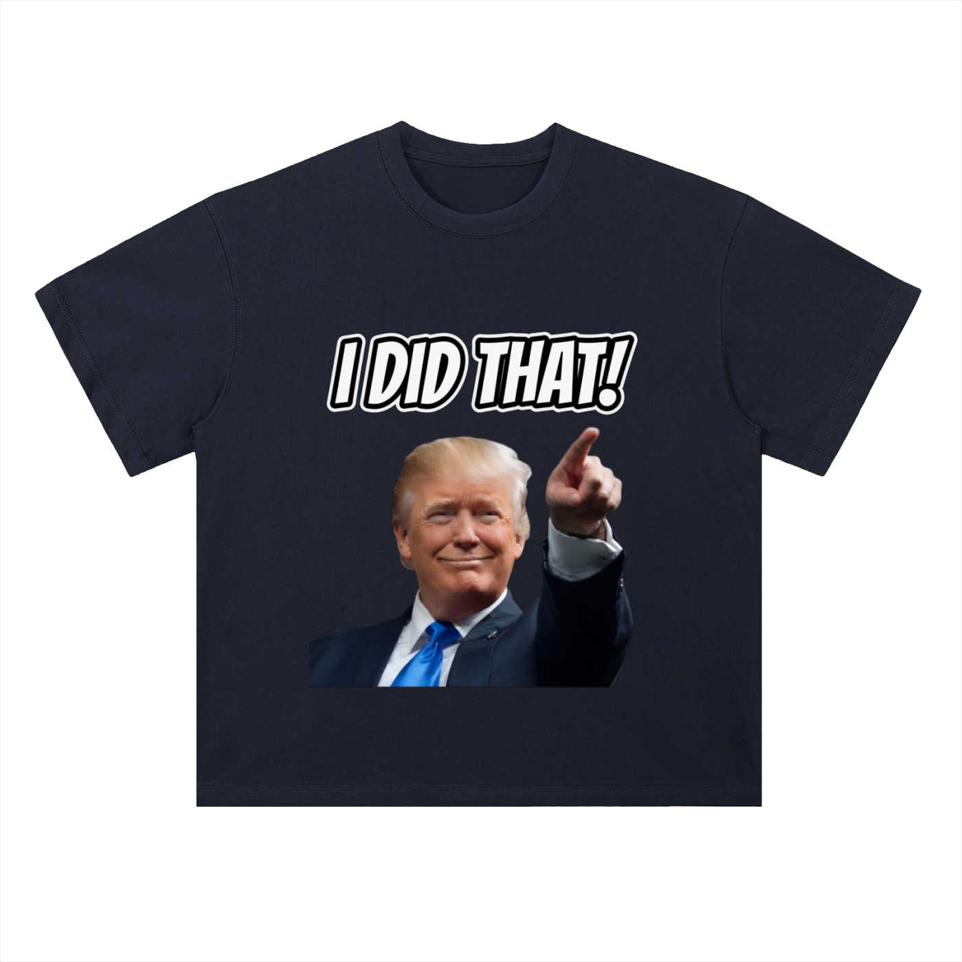 I DID THAT Shoulder Cotton T-Shirt