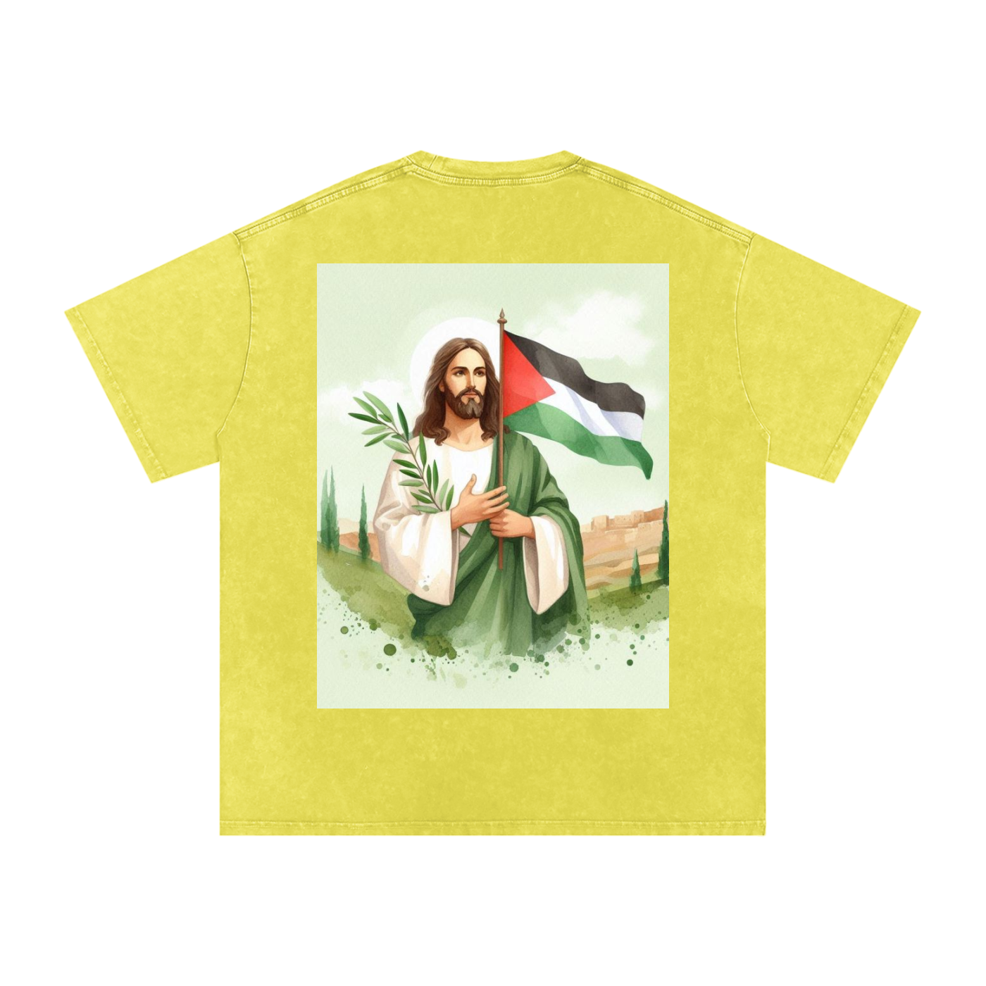 Jesus Palestine Oversized T-Shirt