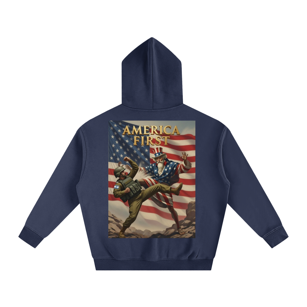 Uncle Sam Oversize Fleeced Hoodie