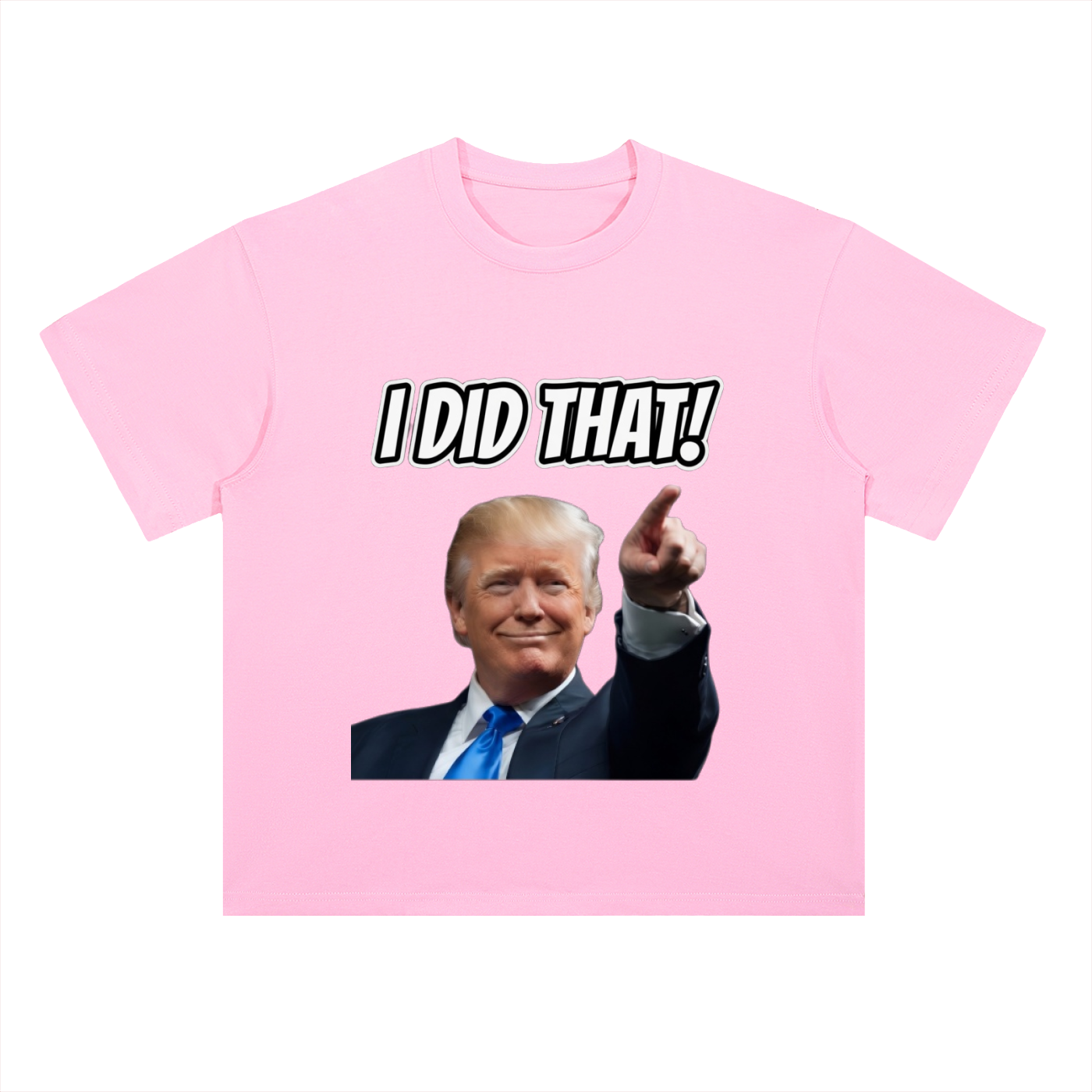 I DID THAT Shoulder Cotton T-Shirt