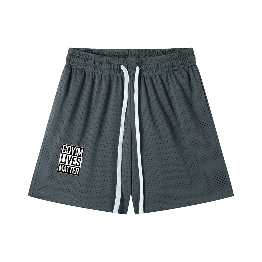 Goyim Lives Matter Mesh Drawstring Shorts