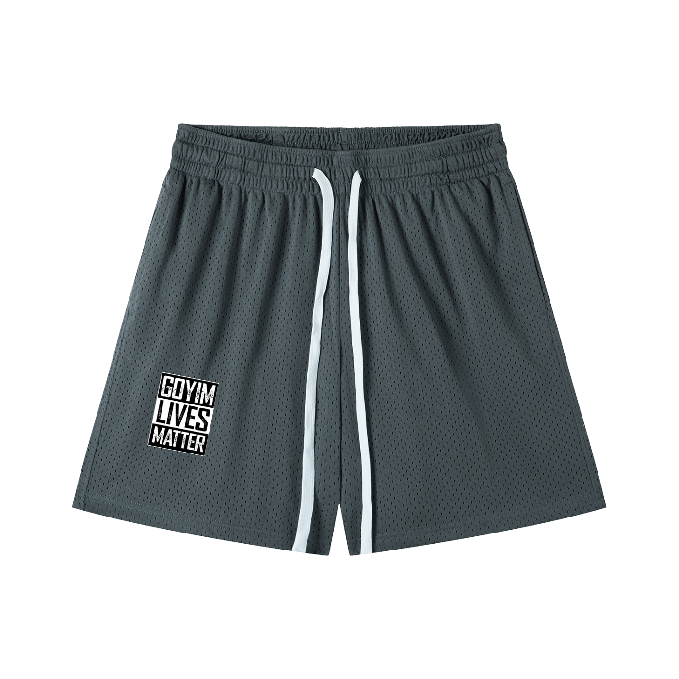 Goyim Lives Matter Mesh Drawstring Shorts