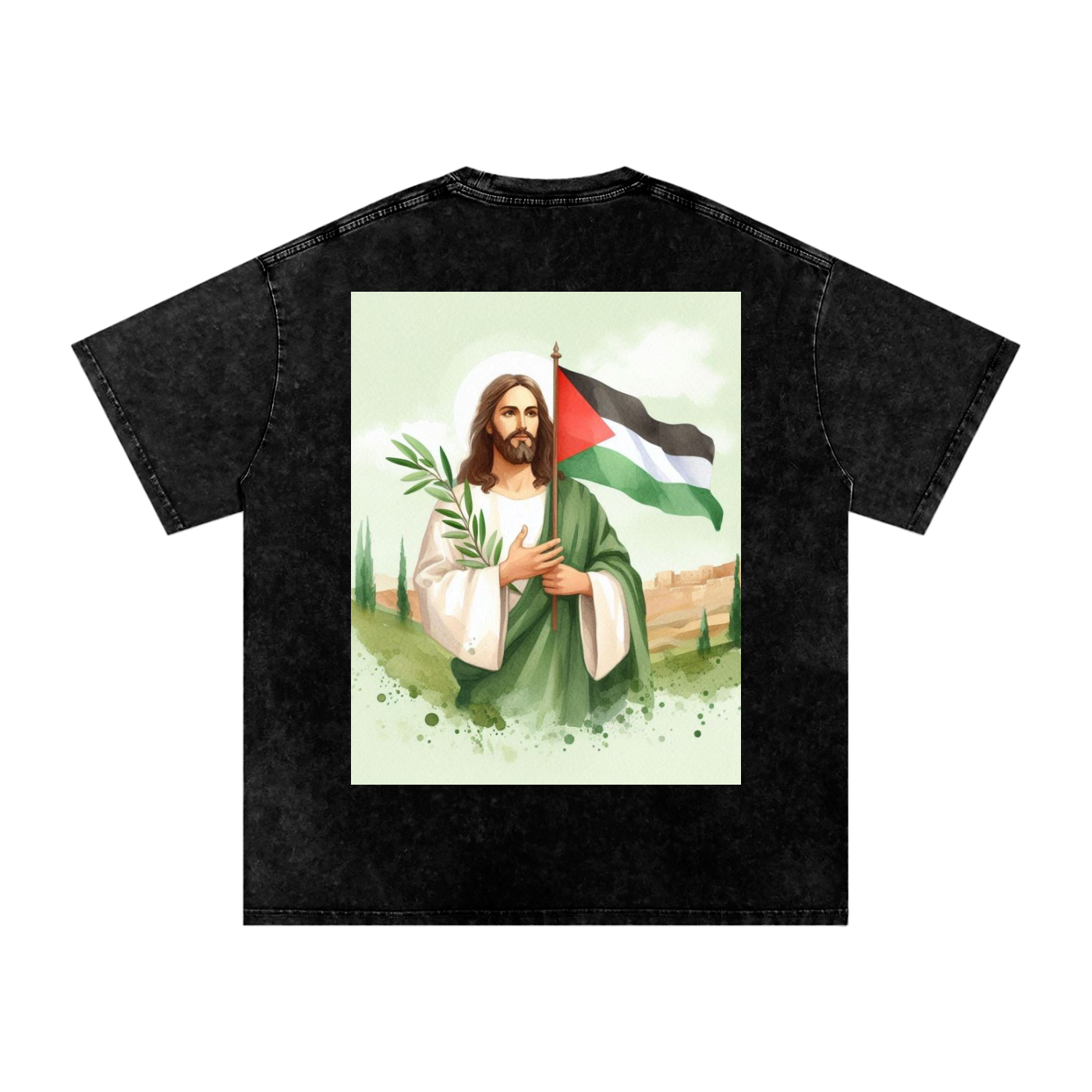 Jesus Palestine Oversized T-Shirt