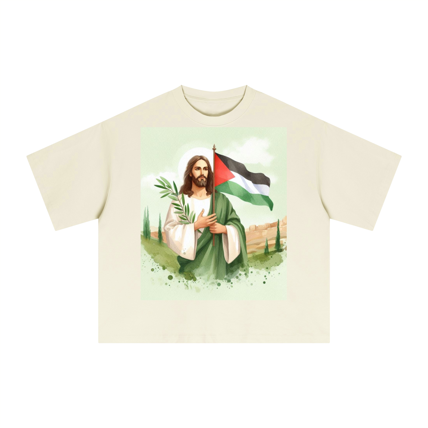 Jesus Palestine Boxy T-Shirt