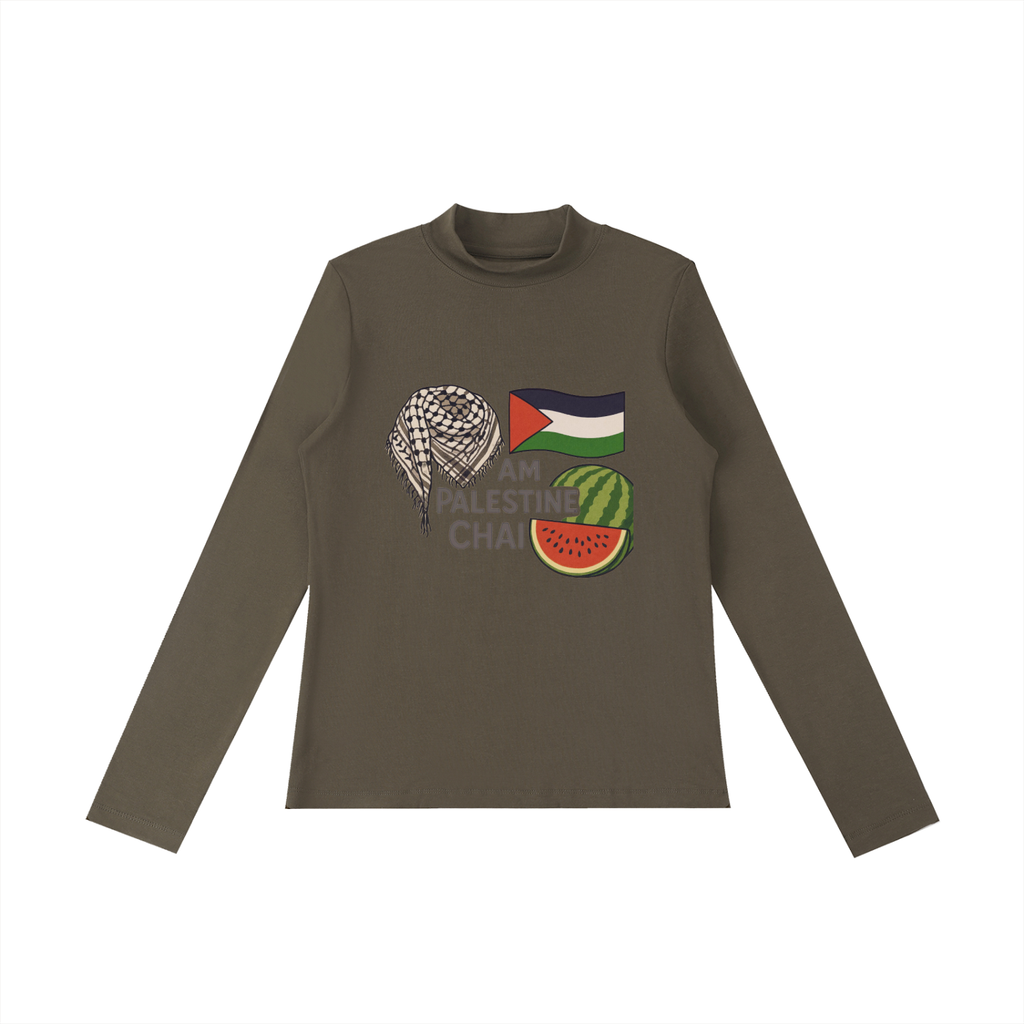 Am Palestine Chai Women Long Sleeve T-Shirt