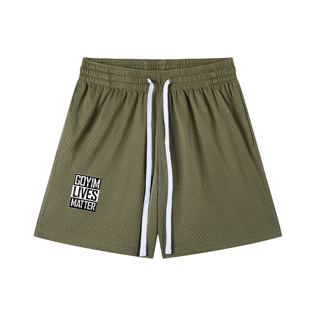 Goyim Lives Matter Mesh Drawstring Shorts