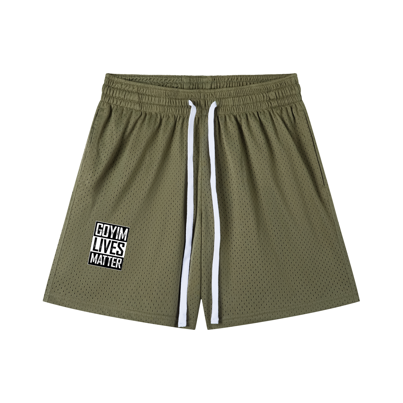 Goyim Lives Matter Mesh Drawstring Shorts