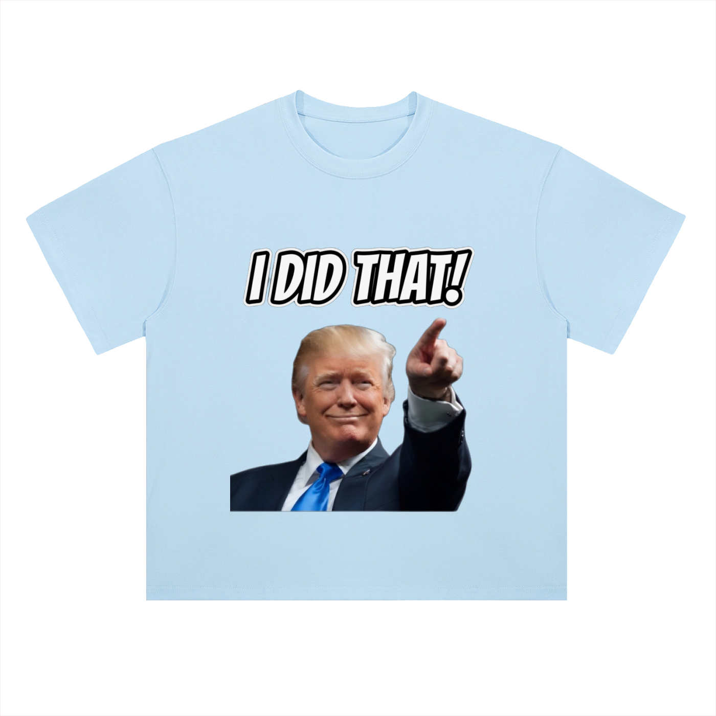 I DID THAT Shoulder Cotton T-Shirt