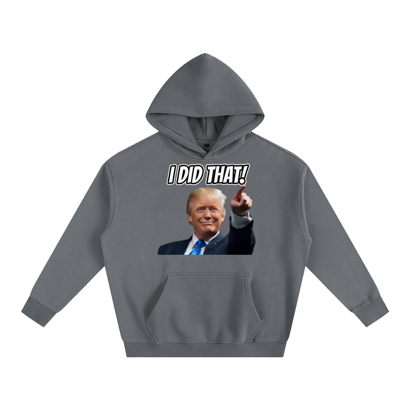 I DID THAT Oversize Fleeced Hoodie