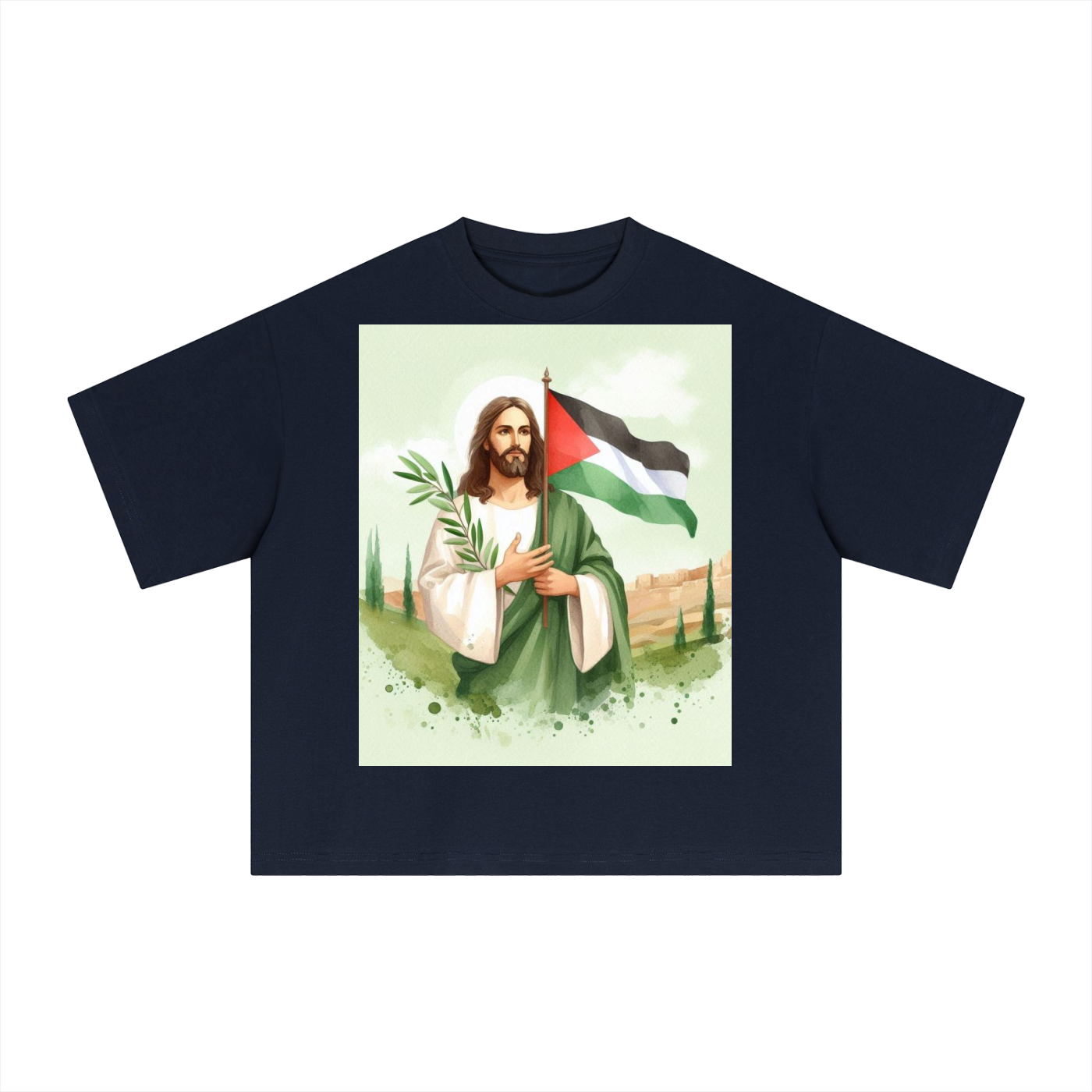 Jesus Palestine Boxy T-Shirt