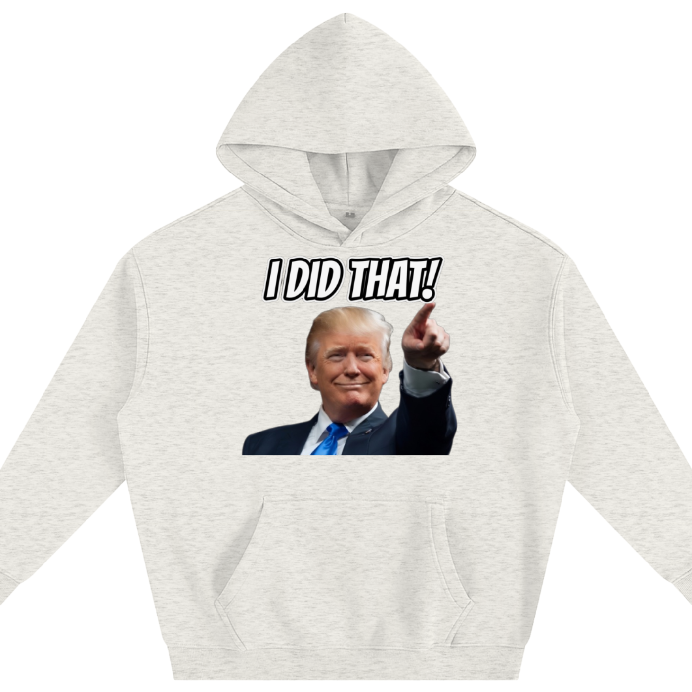 I DID THAT Oversize Fleeced Hoodie
