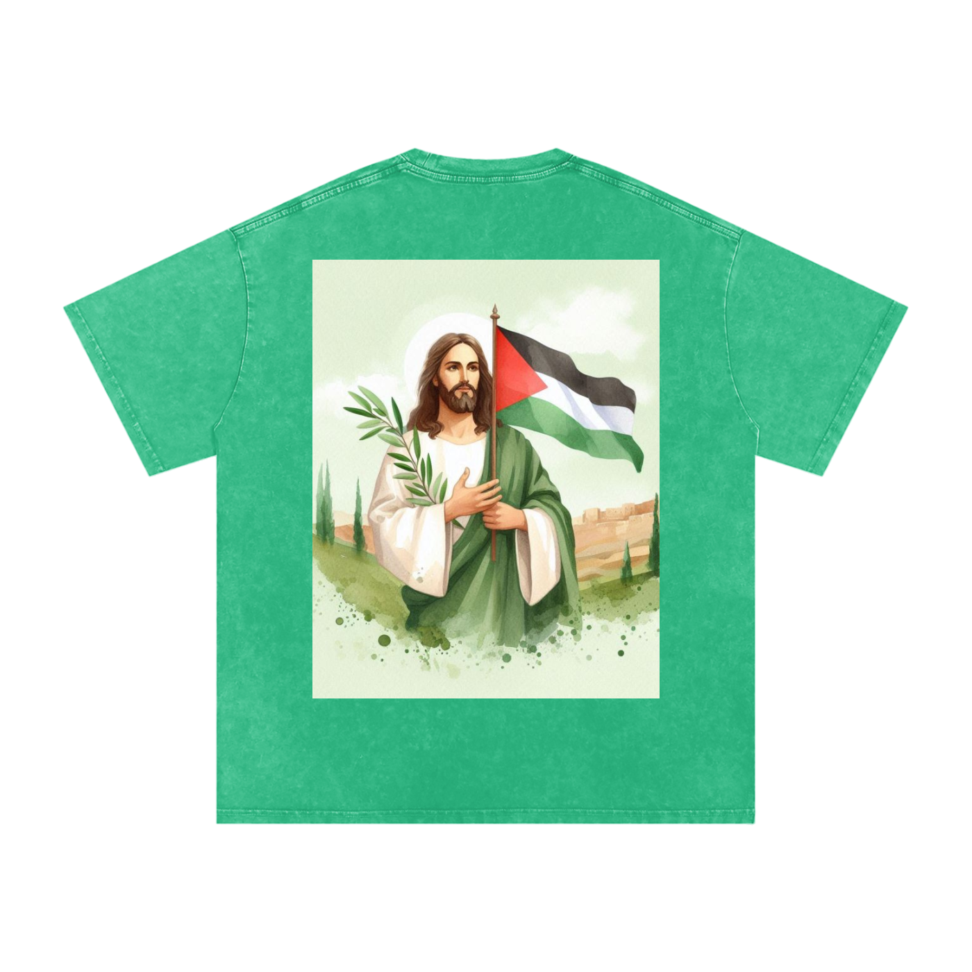 Jesus Palestine Oversized T-Shirt