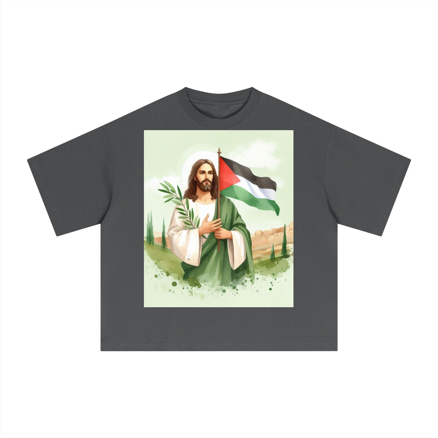 Jesus Palestine Boxy T-Shirt
