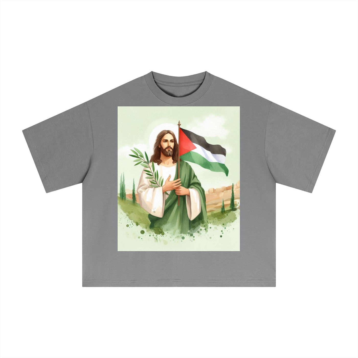 Jesus Palestine Boxy T-Shirt