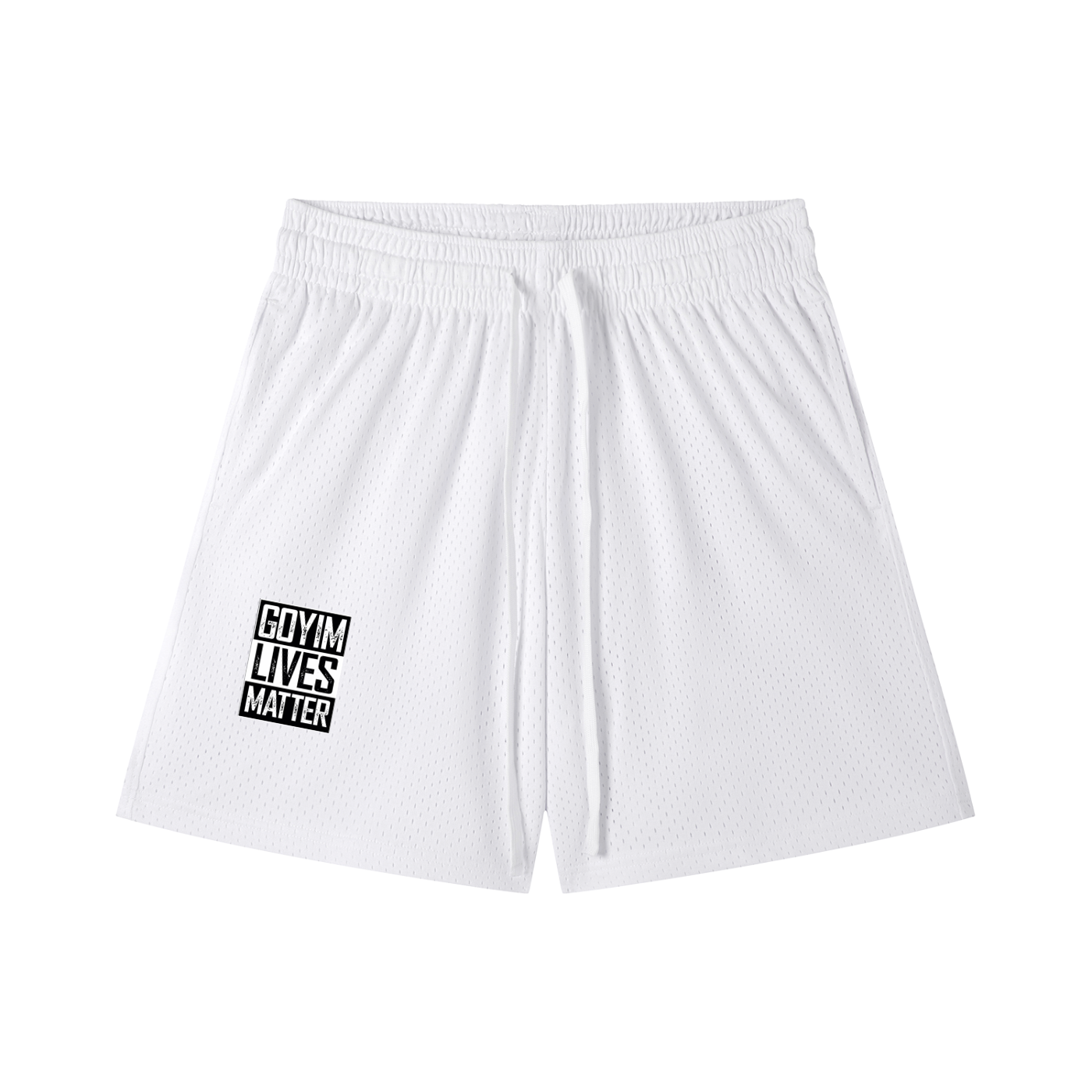 Goyim Lives Matter Mesh Drawstring Shorts