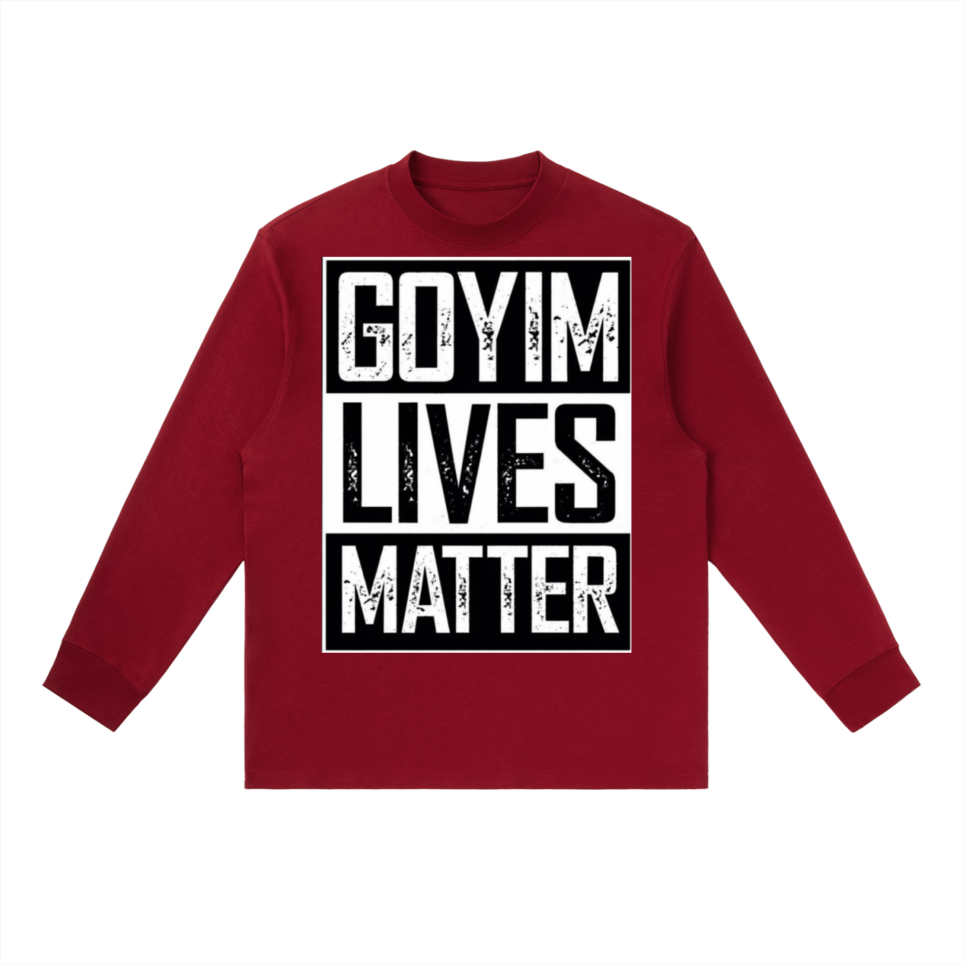 Goyim Lives Matter Front Logo Long-Sleeve